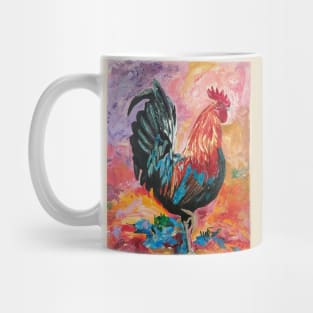 Max The Rooster By Nikki Limpert Mug